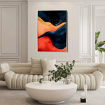 Boho 121 Canvas Art 60 x 40 cm / Black