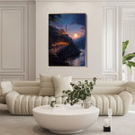 Orientalist 121 Canvas Art 60 x 40 cm / Black
