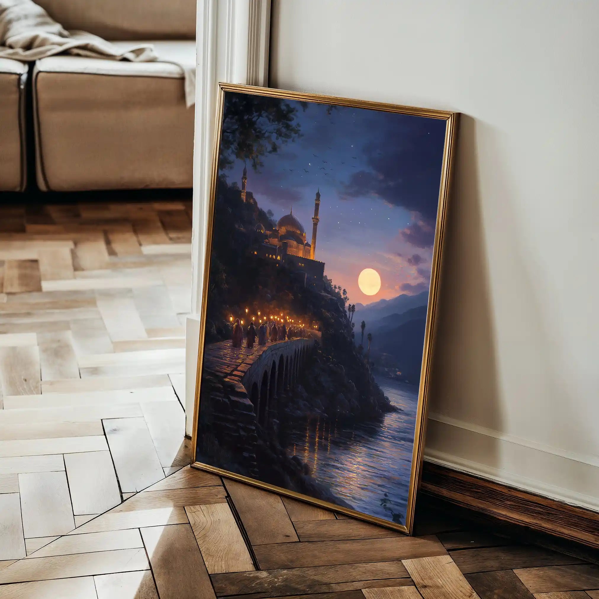 Orientalist 121 Canvas Art 60 x 40 cm / Black