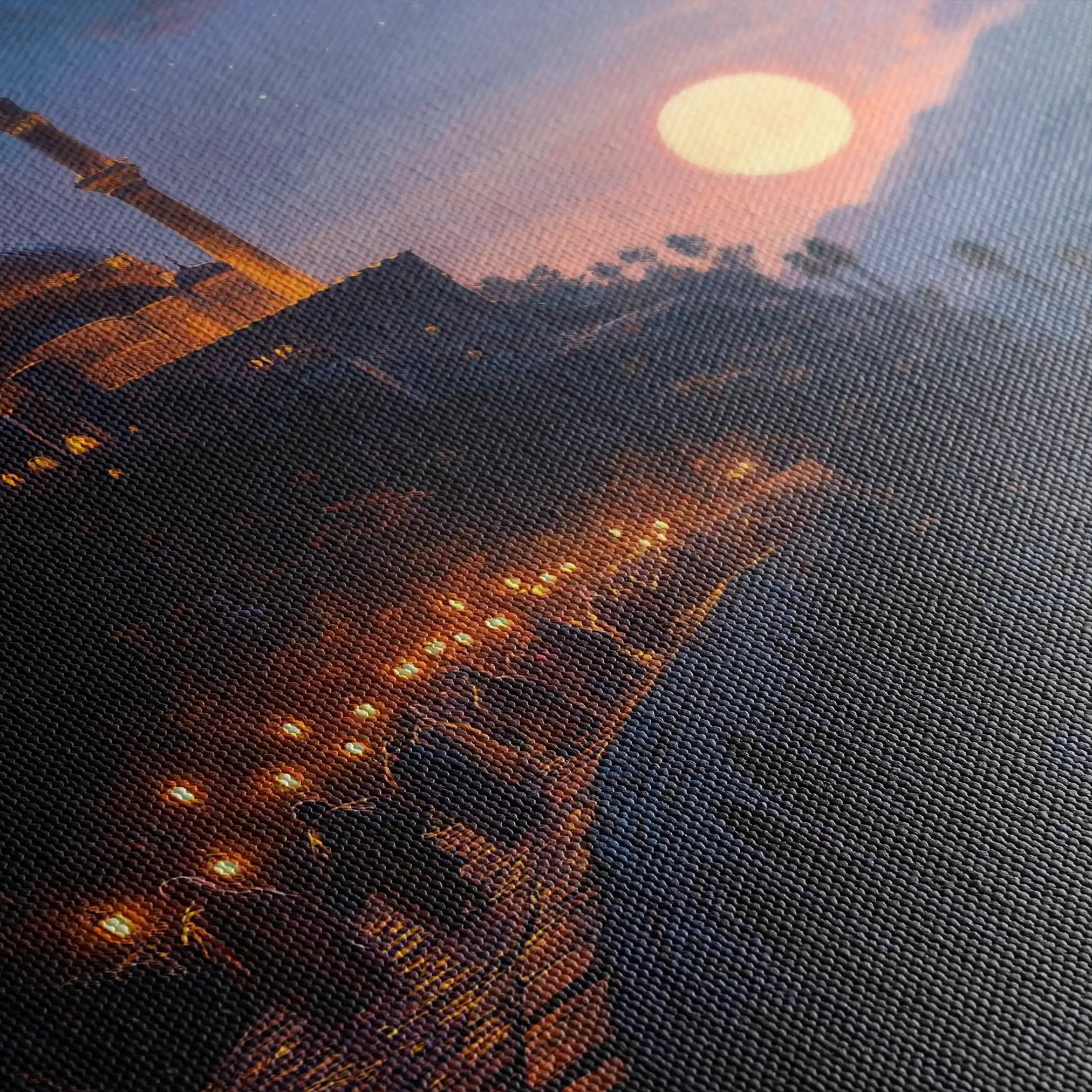 Orientalist 121 Canvas Art 60 x 40 cm / Black