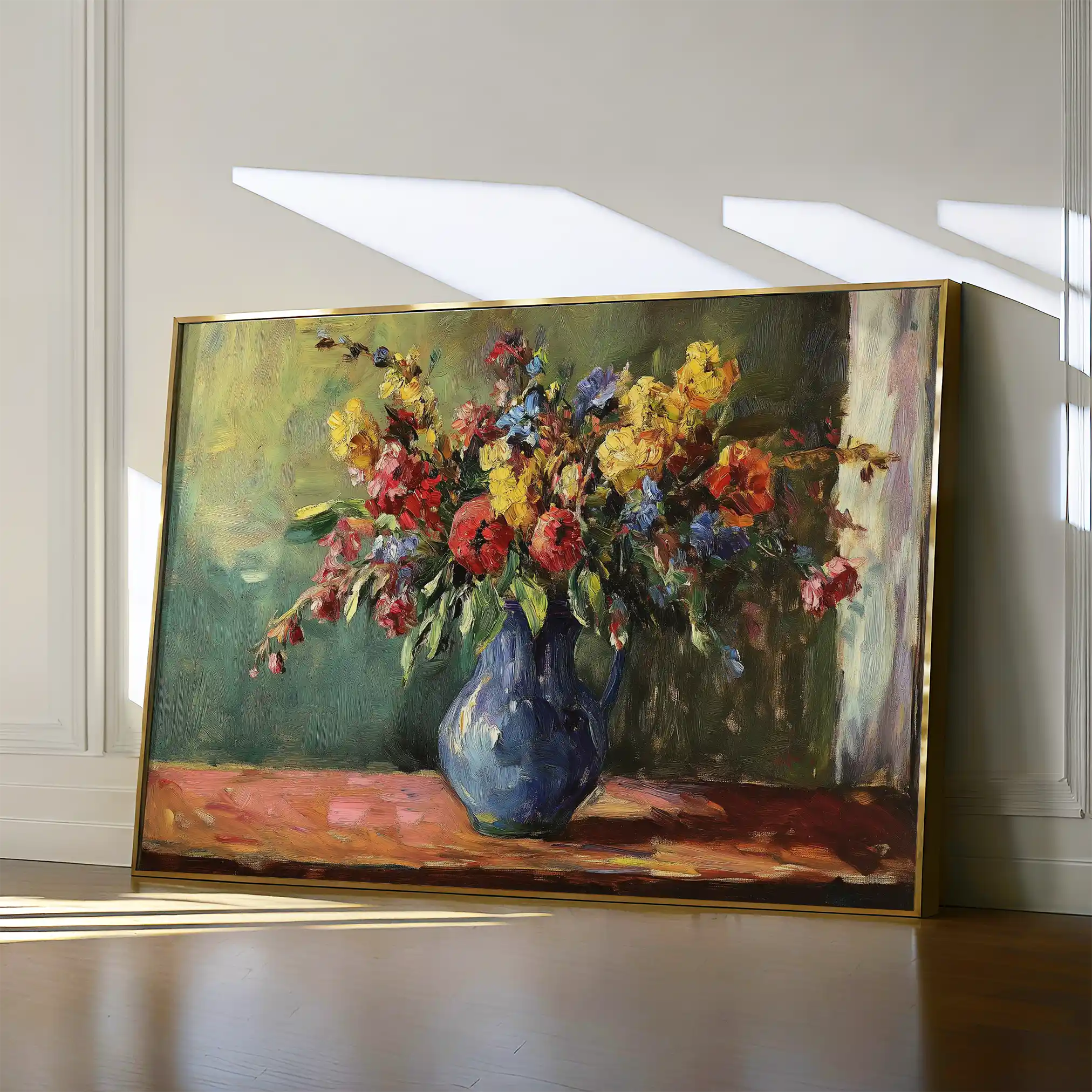 Floral 1211 Canvas Art 60 x 40 cm / Black