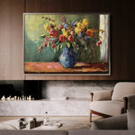 Floral 1211 Canvas Art 60 x 40 cm / Black