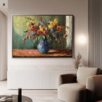 Floral 1211 Canvas Art 60 x 40 cm / Black