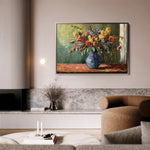 Floral 1211 Canvas Art 60 x 40 cm / Black