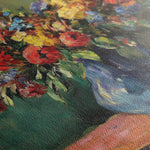 Floral 1211 Canvas Art 60 x 40 cm / Black