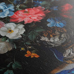 Floral 1213 Canvas Art 60 x 40 cm / Black