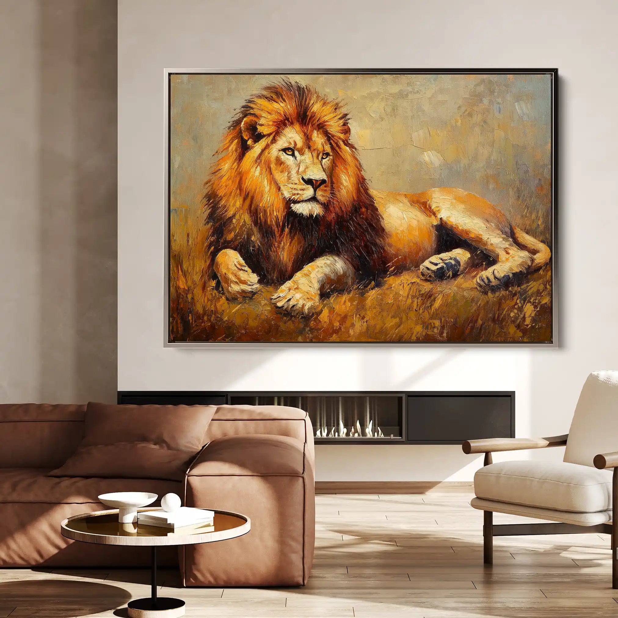 Animals 122 Canvas Art 60 x 40 cm / Black