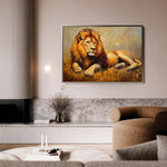 Animals 122 Canvas Art 60 x 40 cm / Black