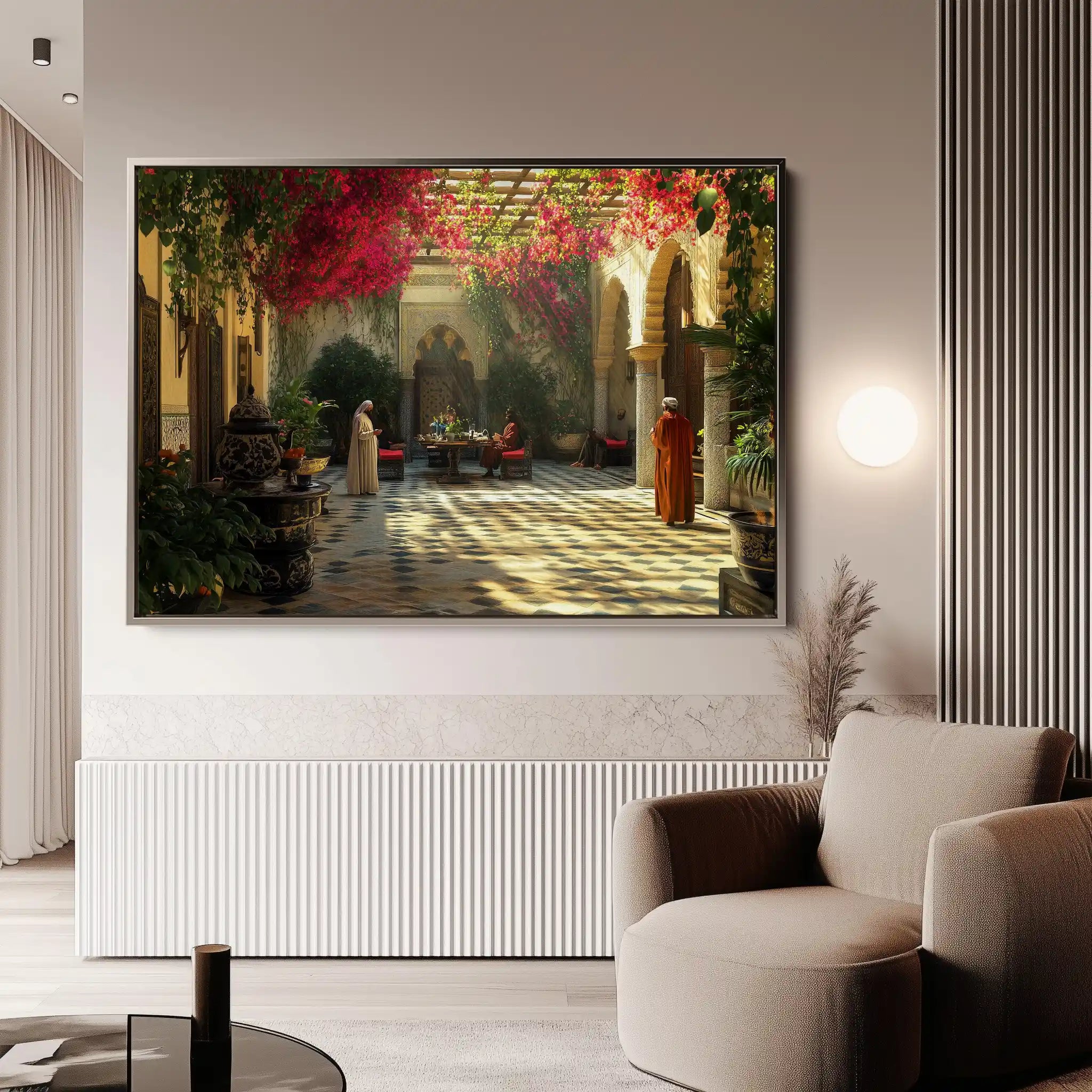 Orientalist 122 Canvas Art 60 x 40 cm / Black
