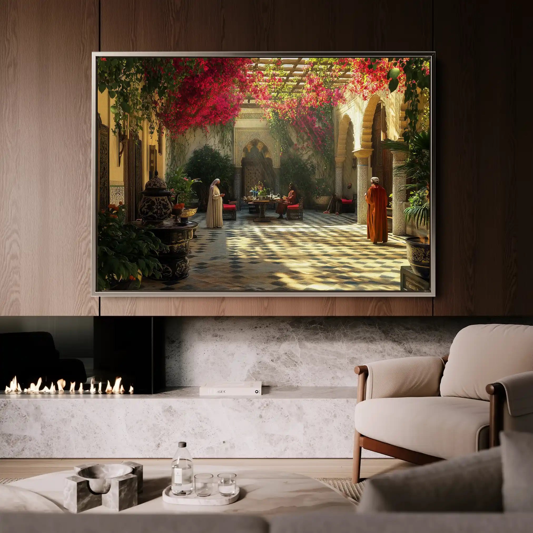 Orientalist 122 Canvas Art 60 x 40 cm / Black