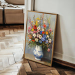 Floral 1220 Canvas Art 60 x 40 cm / Black
