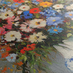 Floral 1220 Canvas Art 60 x 40 cm / Black