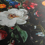 Floral 1224 Canvas Art 60 x 40 cm / Black