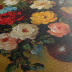 Floral 1227 Canvas Art 60 x 40 cm / Black