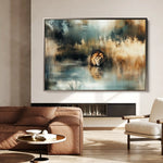 Animals 123 Canvas Art 60 x 40 cm / Black