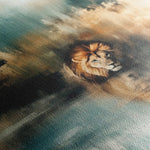 Animals 123 Canvas Art 60 x 40 cm / Black