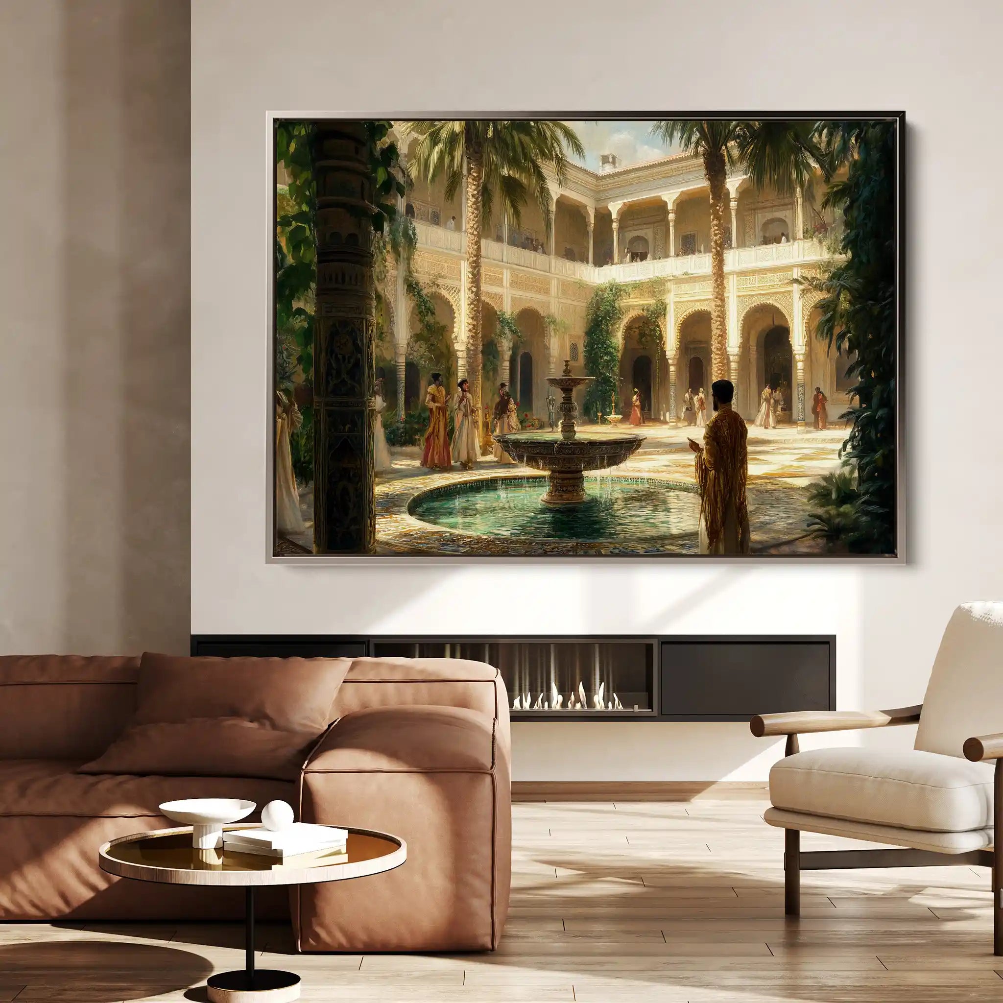Orientalist 123 Canvas Art 60 x 40 cm / Black