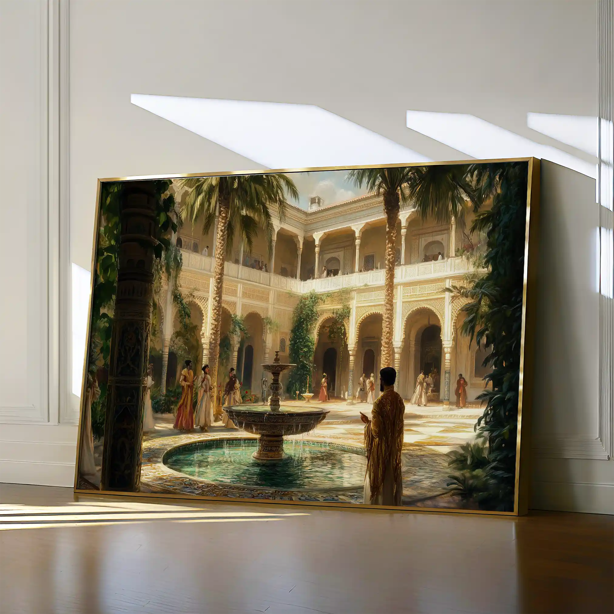 Orientalist 123 Canvas Art 60 x 40 cm / Black