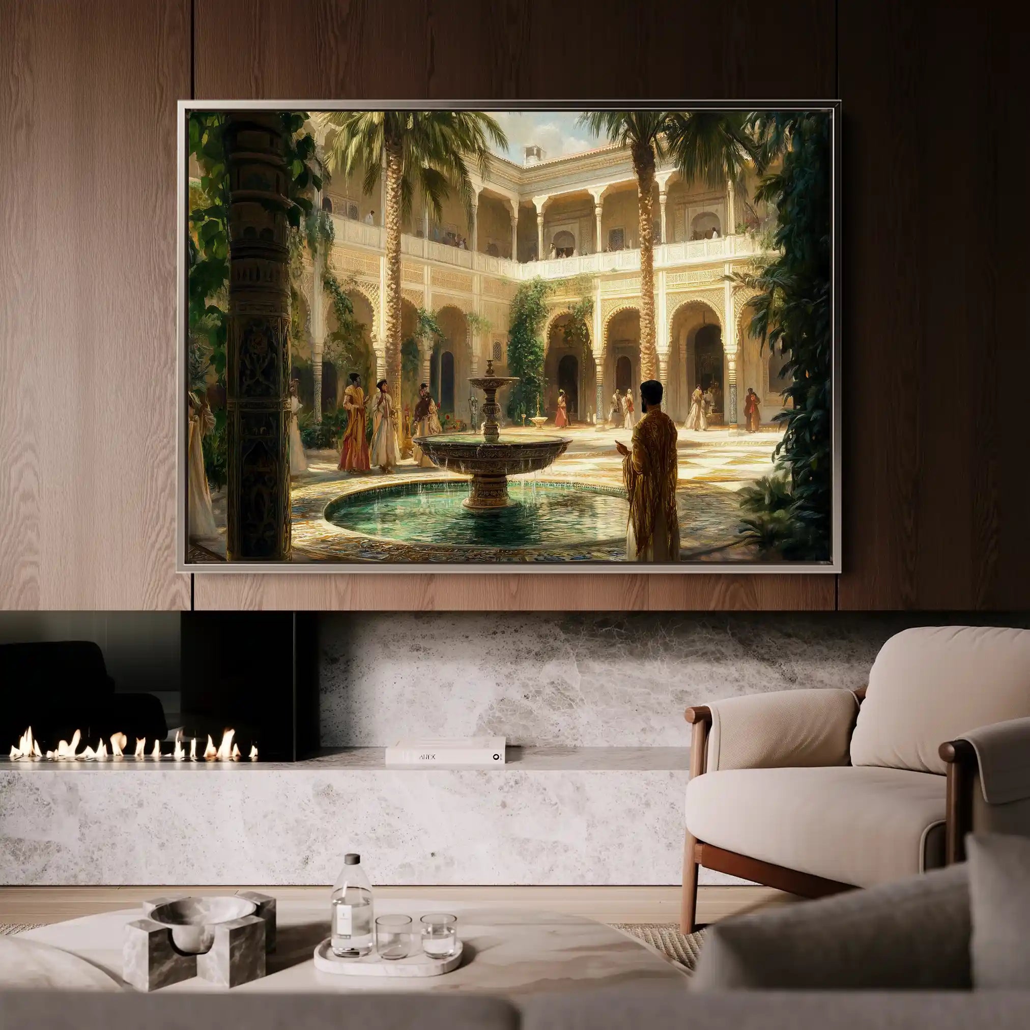 Orientalist 123 Canvas Art 60 x 40 cm / Black