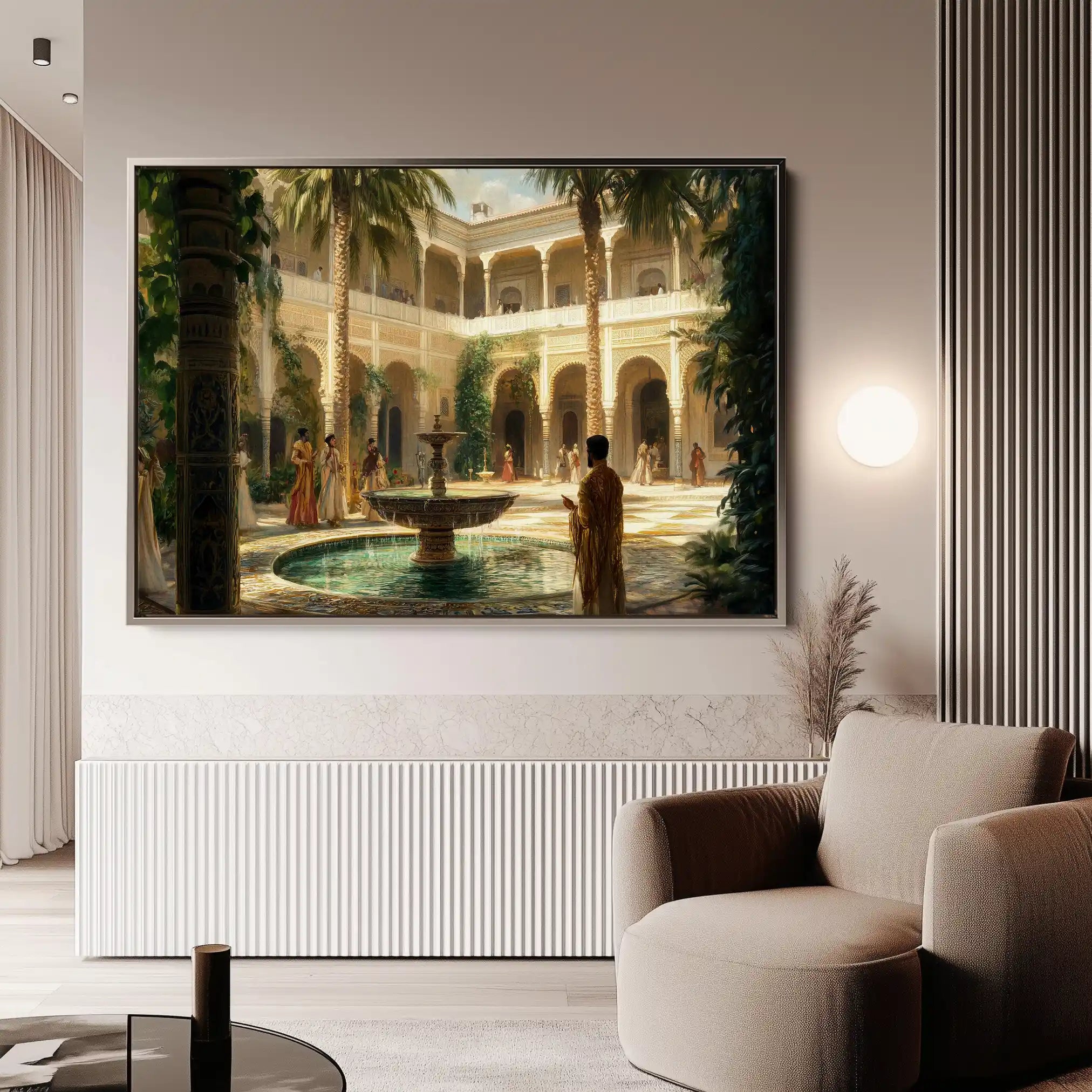 Orientalist 123 Canvas Art 60 x 40 cm / Black