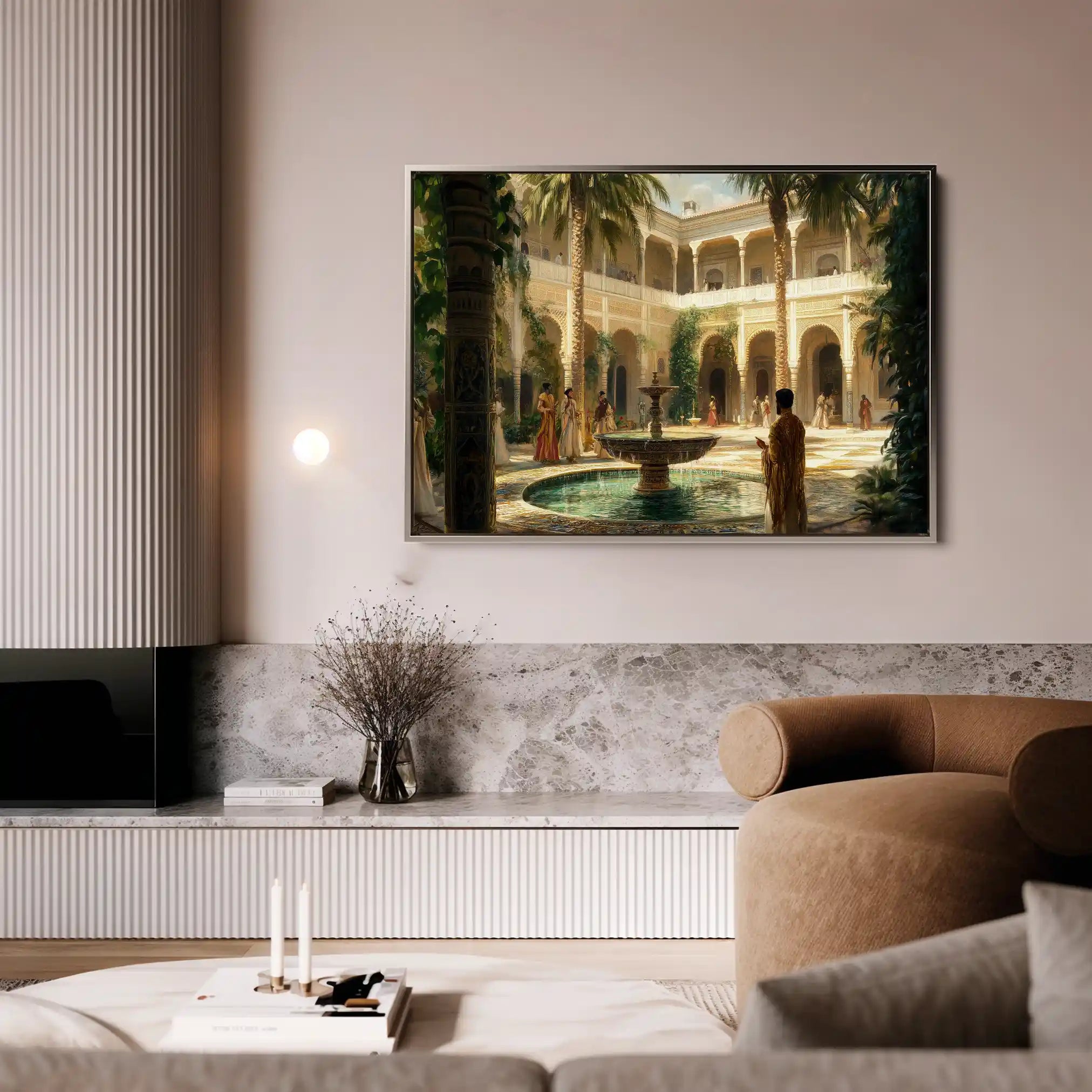 Orientalist 123 Canvas Art 60 x 40 cm / Black