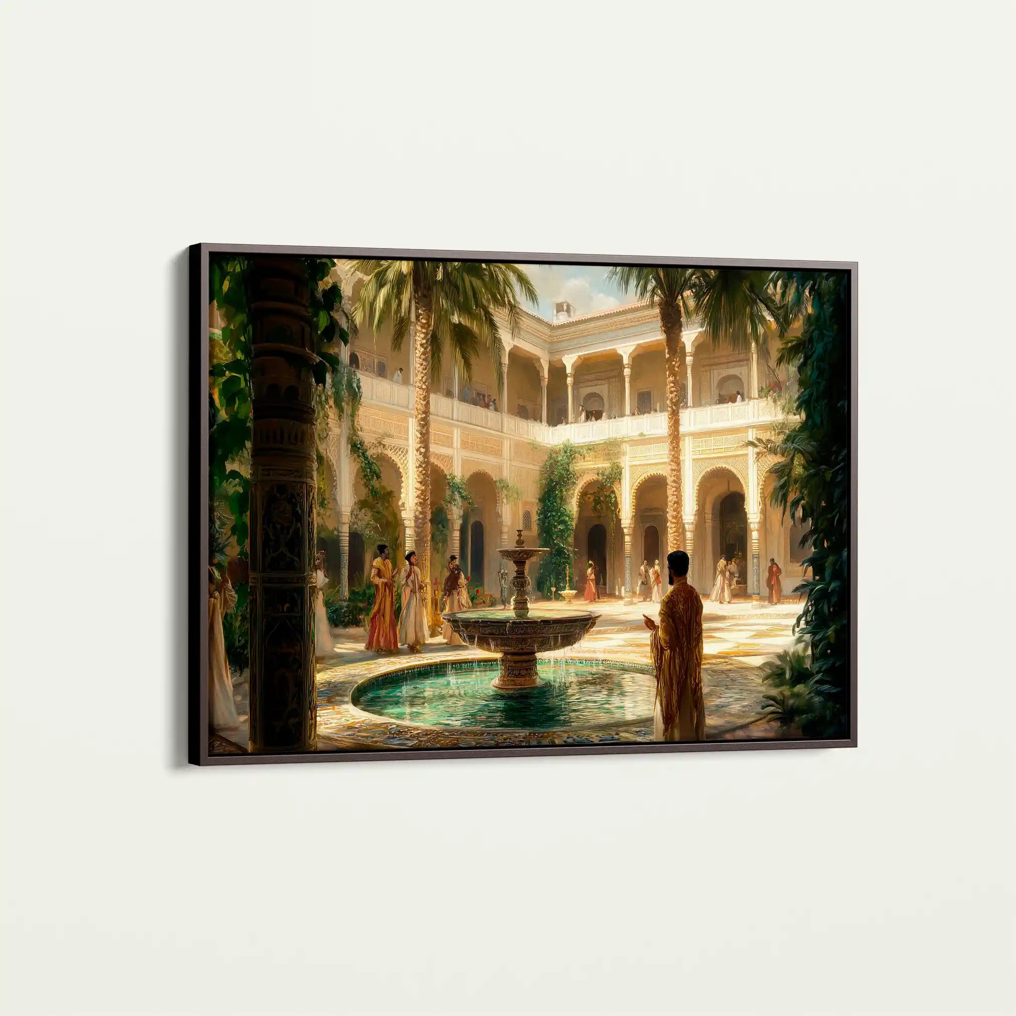 Orientalist 123 Canvas Art 60 x 40 cm / Black