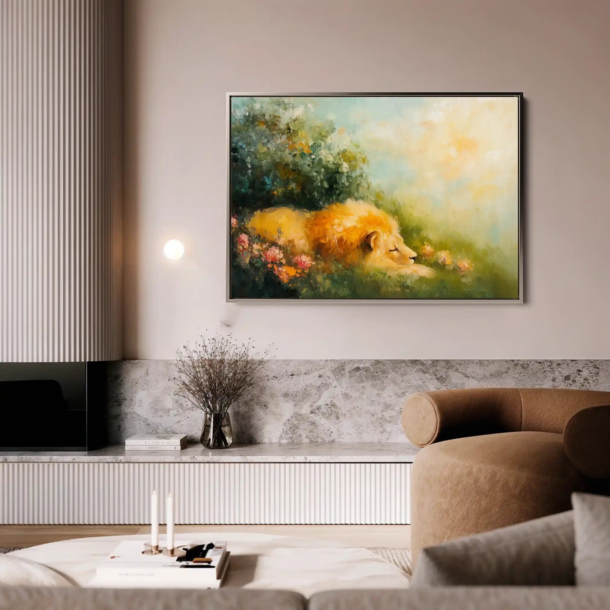 Animals 124 Canvas Art 60 x 40 cm / Black