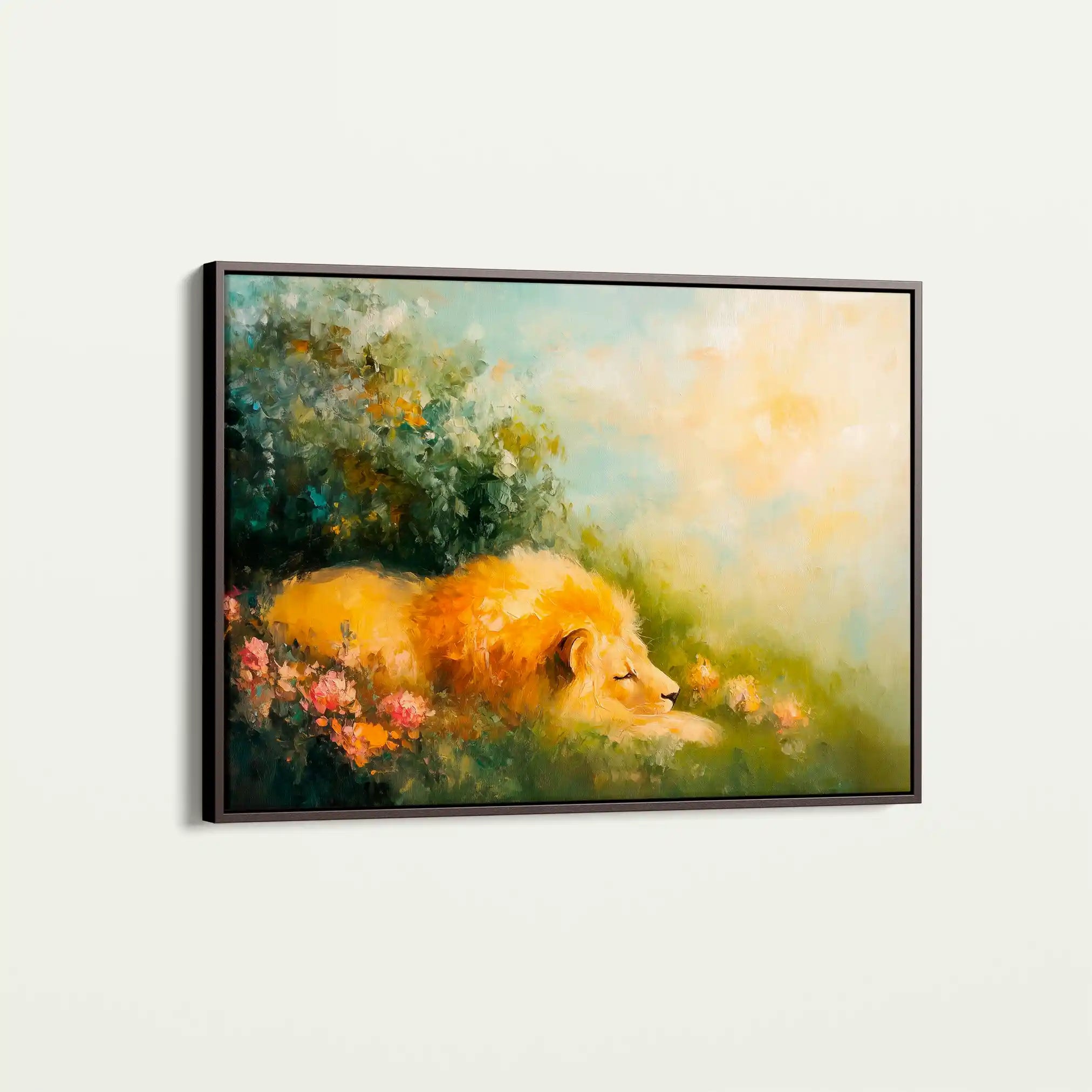 Animals 124 Canvas Art 60 x 40 cm / Black