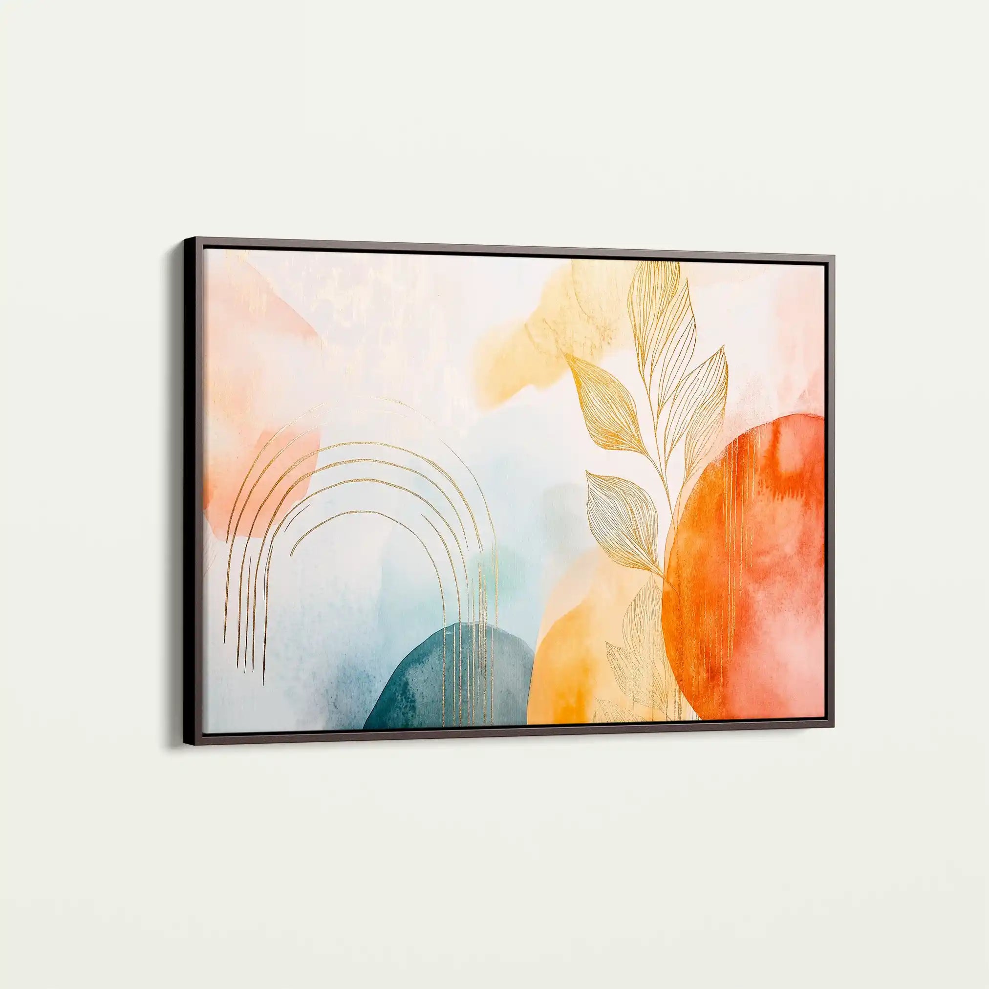 Boho 124 Canvas Art 60 x 40 cm / Black