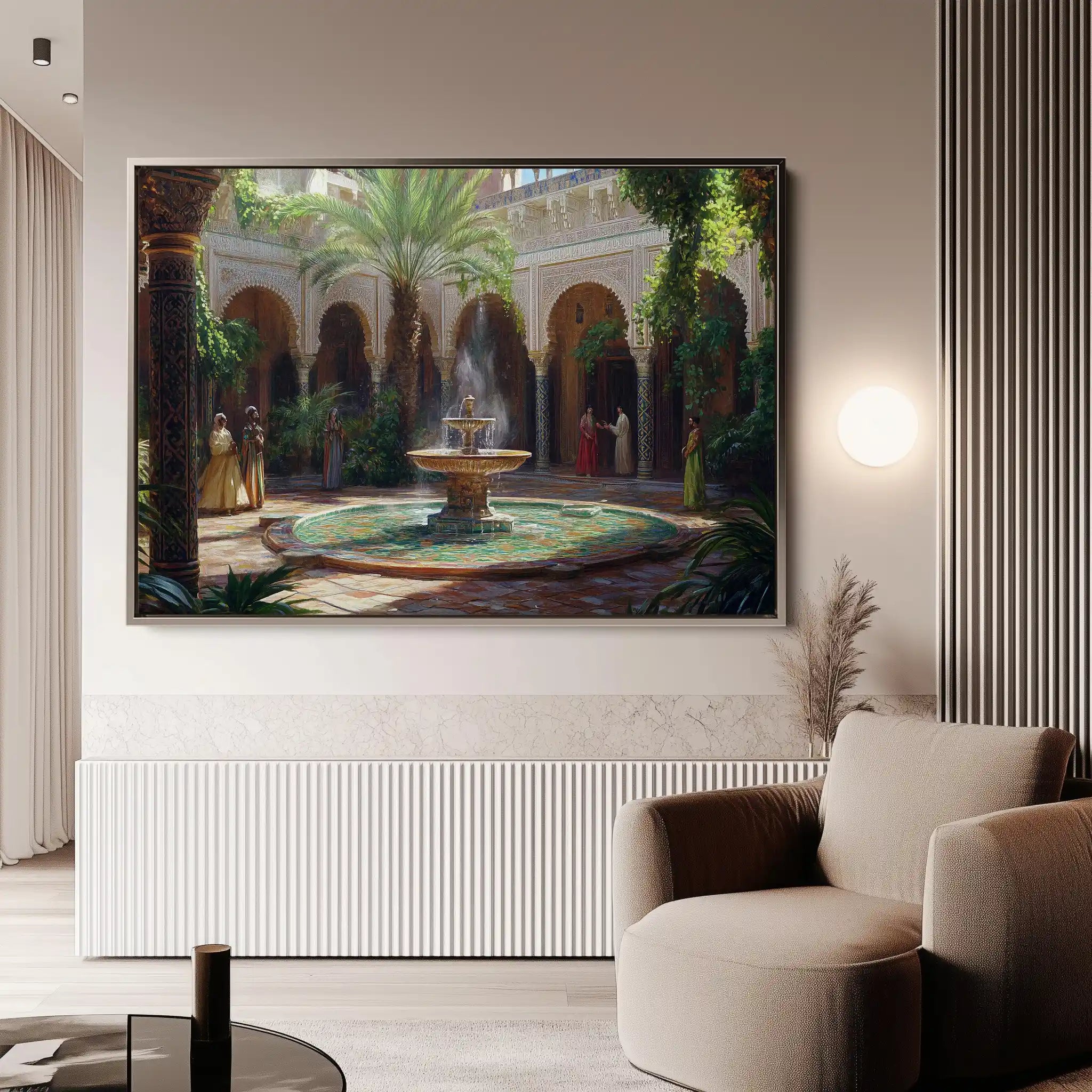 Orientalist 124 Canvas Art 60 x 40 cm / Black
