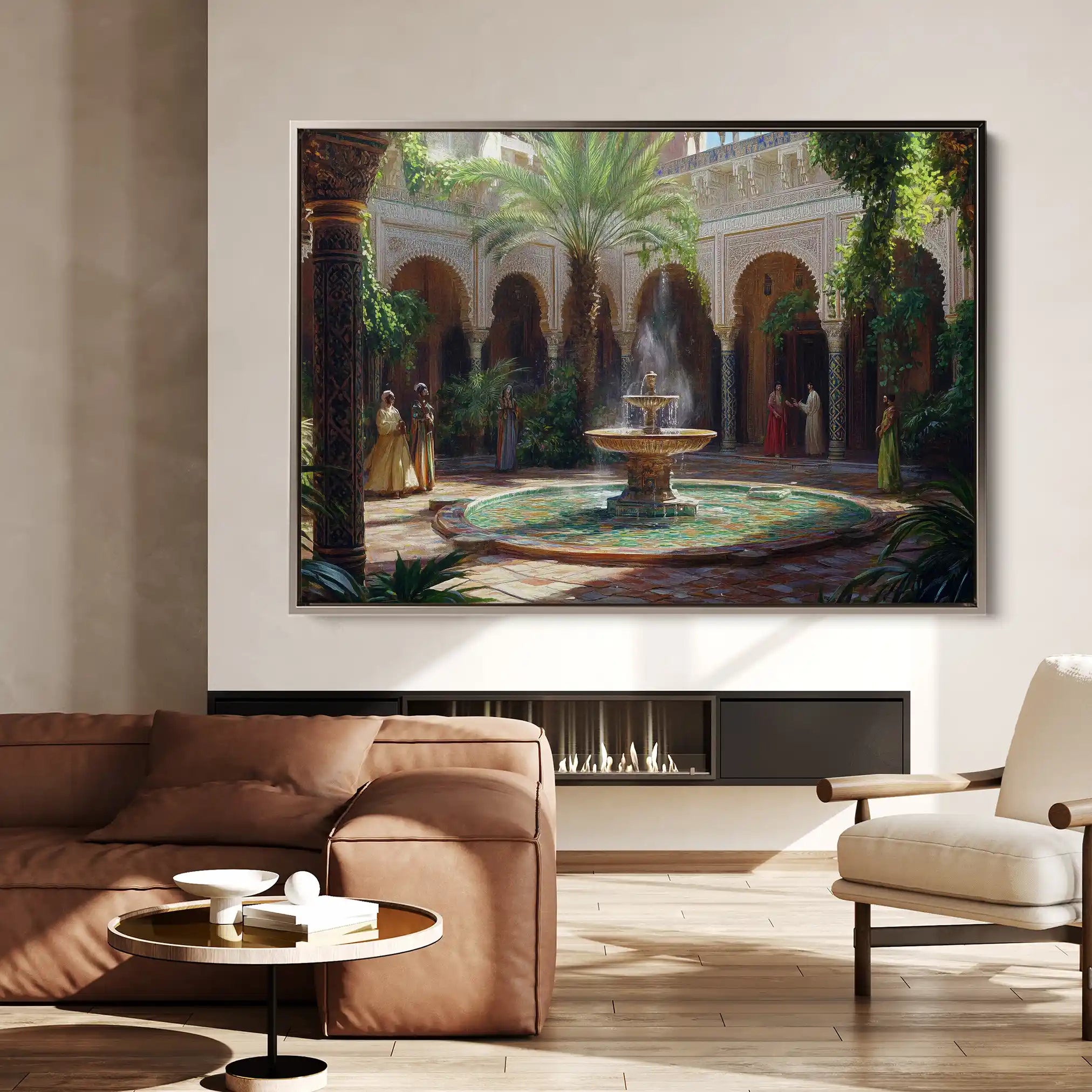 Orientalist 124 Canvas Art 60 x 40 cm / Black