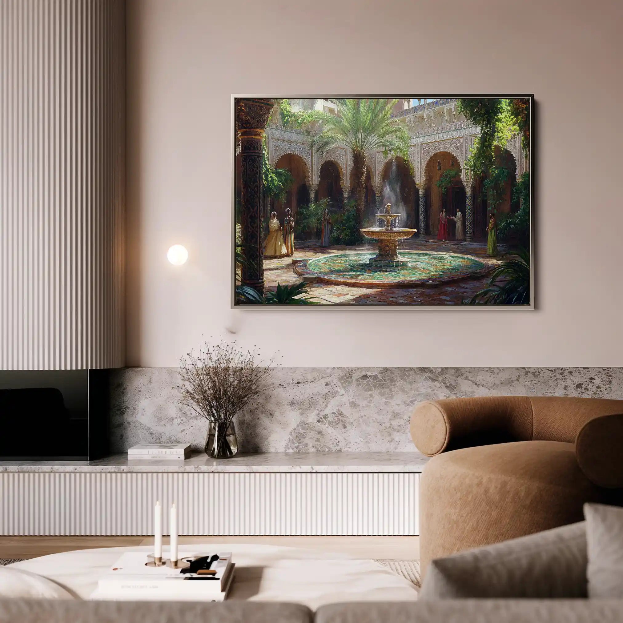 Orientalist 124 Canvas Art 60 x 40 cm / Black