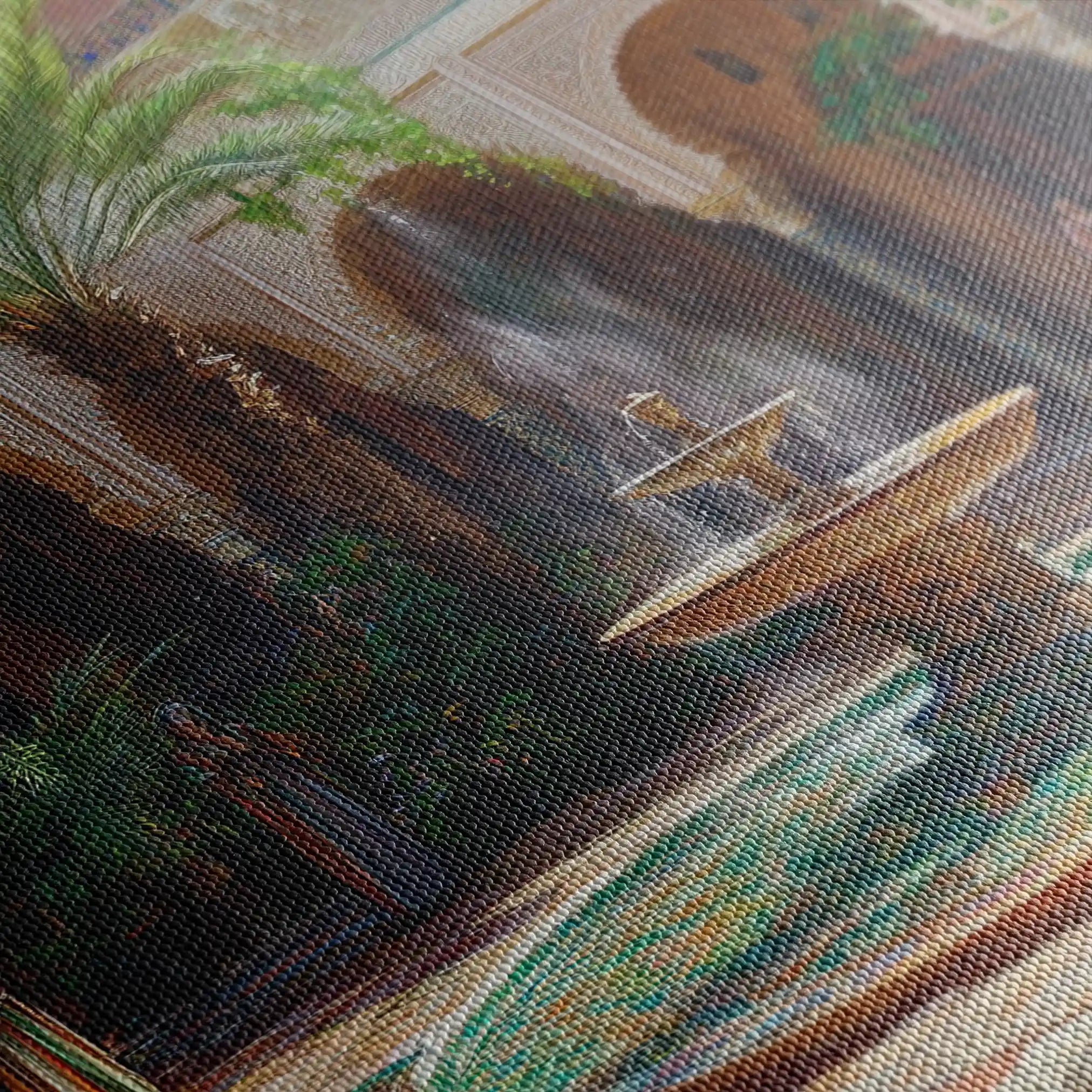 Orientalist 124 Canvas Art 60 x 40 cm / Black