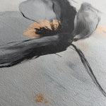 Floral 1244 Canvas Art 60 x 60 cm / Black