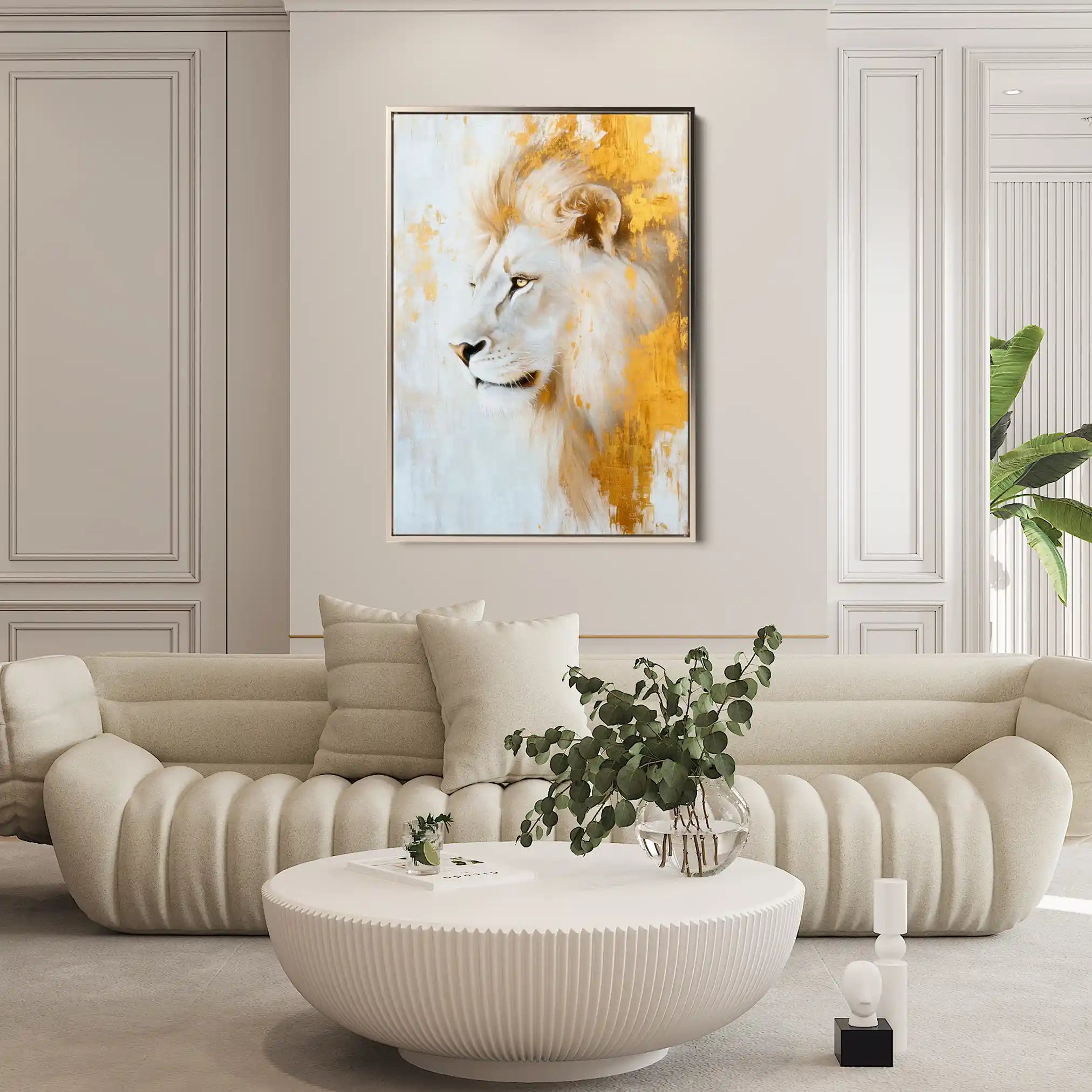 Animals 125 Canvas Art 60 x 40 cm / Black