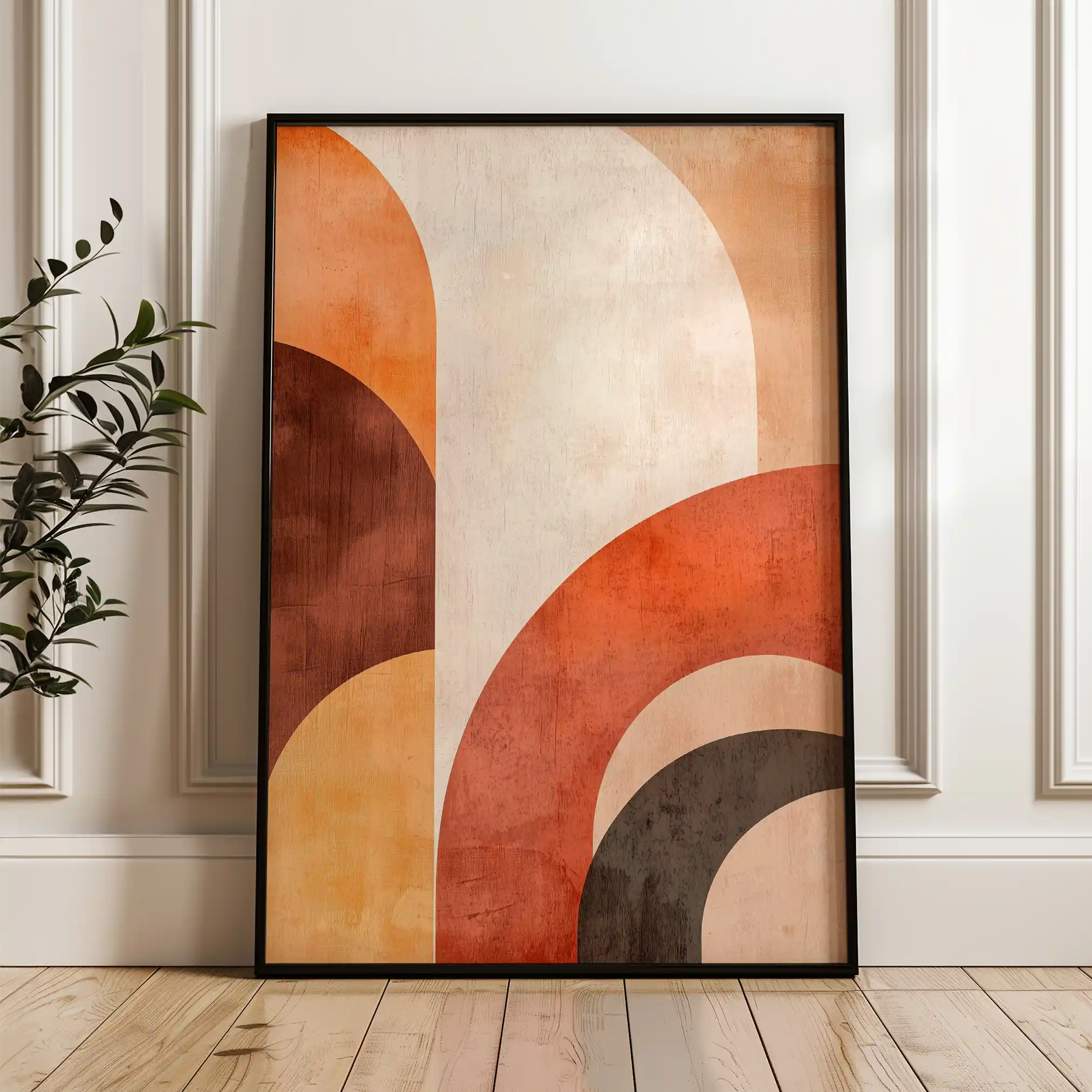 Boho 125 Canvas Art 60 x 40 cm / Black