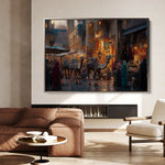 Orientalist 125 Canvas Art 60 x 40 cm / Black