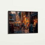 Orientalist 125 Canvas Art 60 x 40 cm / Black