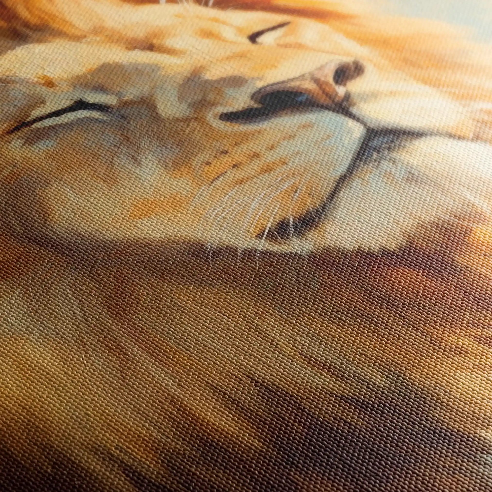 Animals 126 Canvas Art 60 x 40 cm / Black