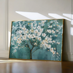 Floral 126 Canvas Art 60 x 40 cm / Black