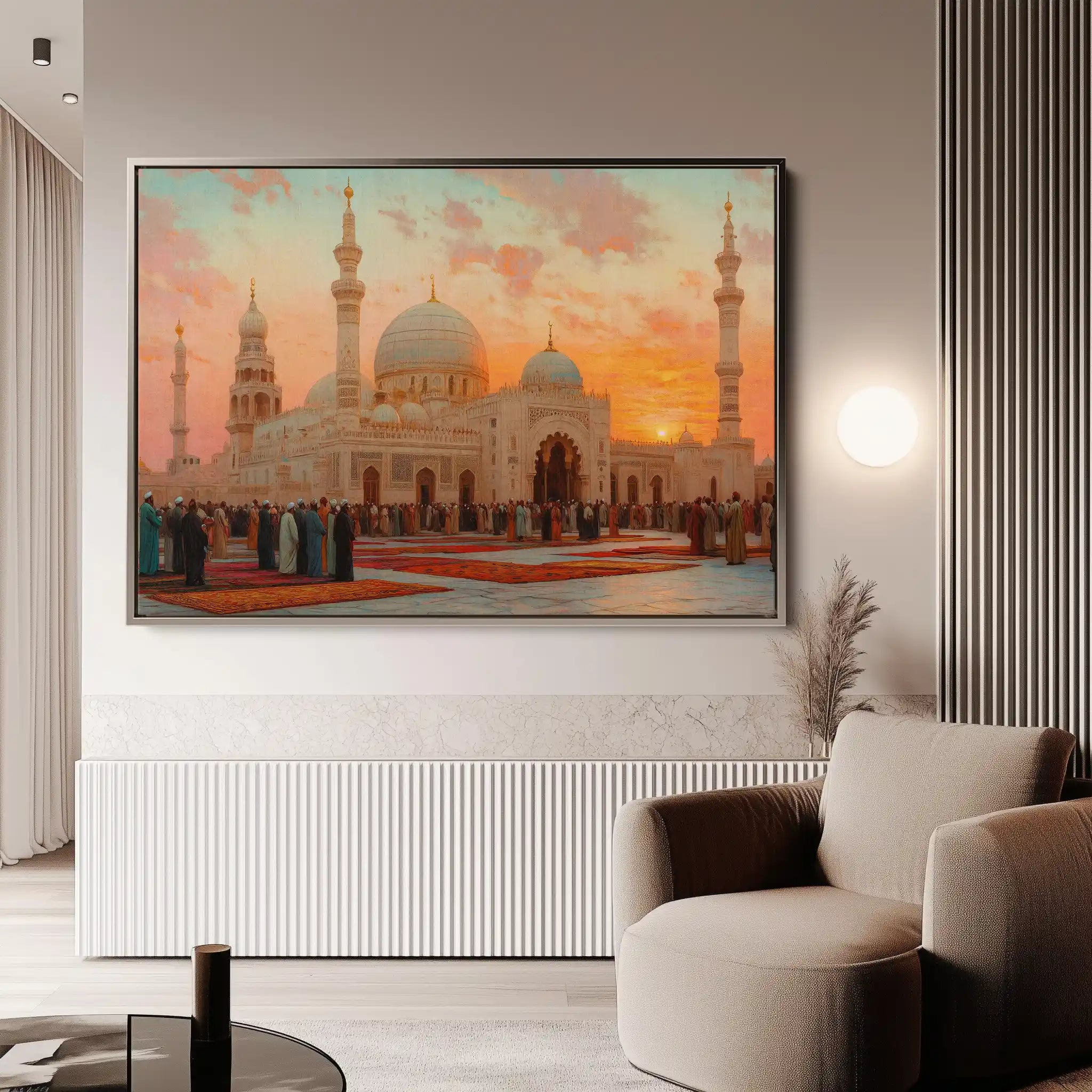 Orientalist 126 Canvas Art 60 x 40 cm / Black