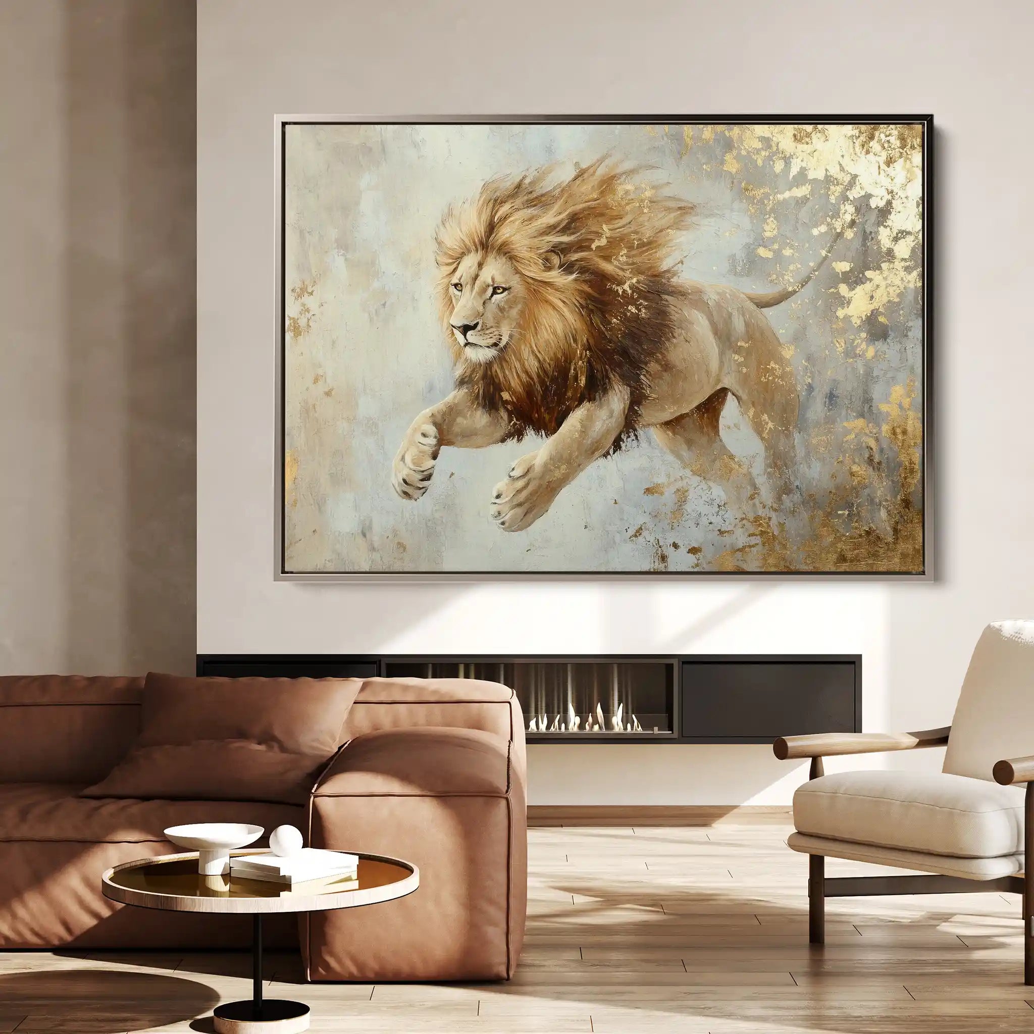 Animals 127 Canvas Art 60 x 40 cm / Black