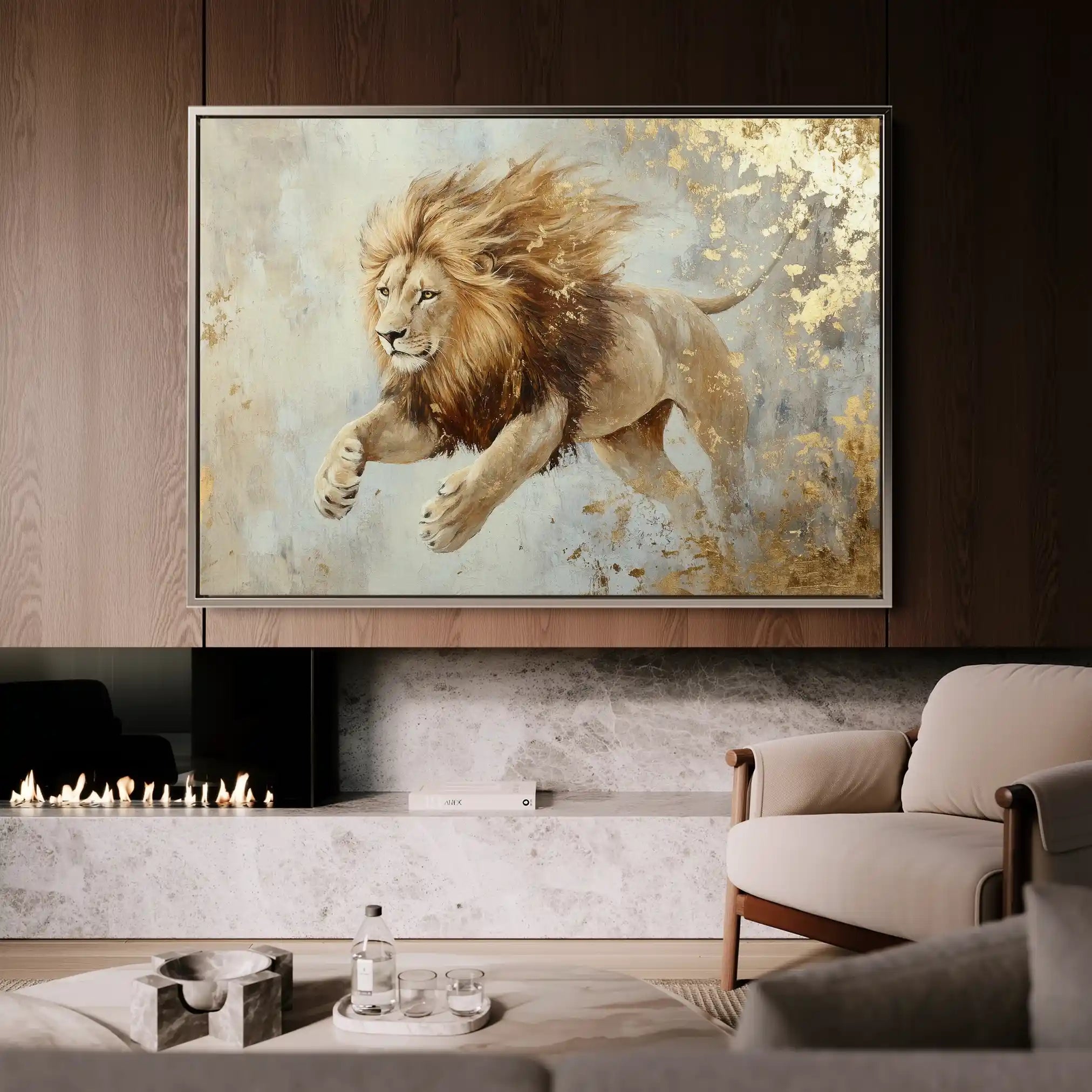 Animals 127 Canvas Art 60 x 40 cm / Black