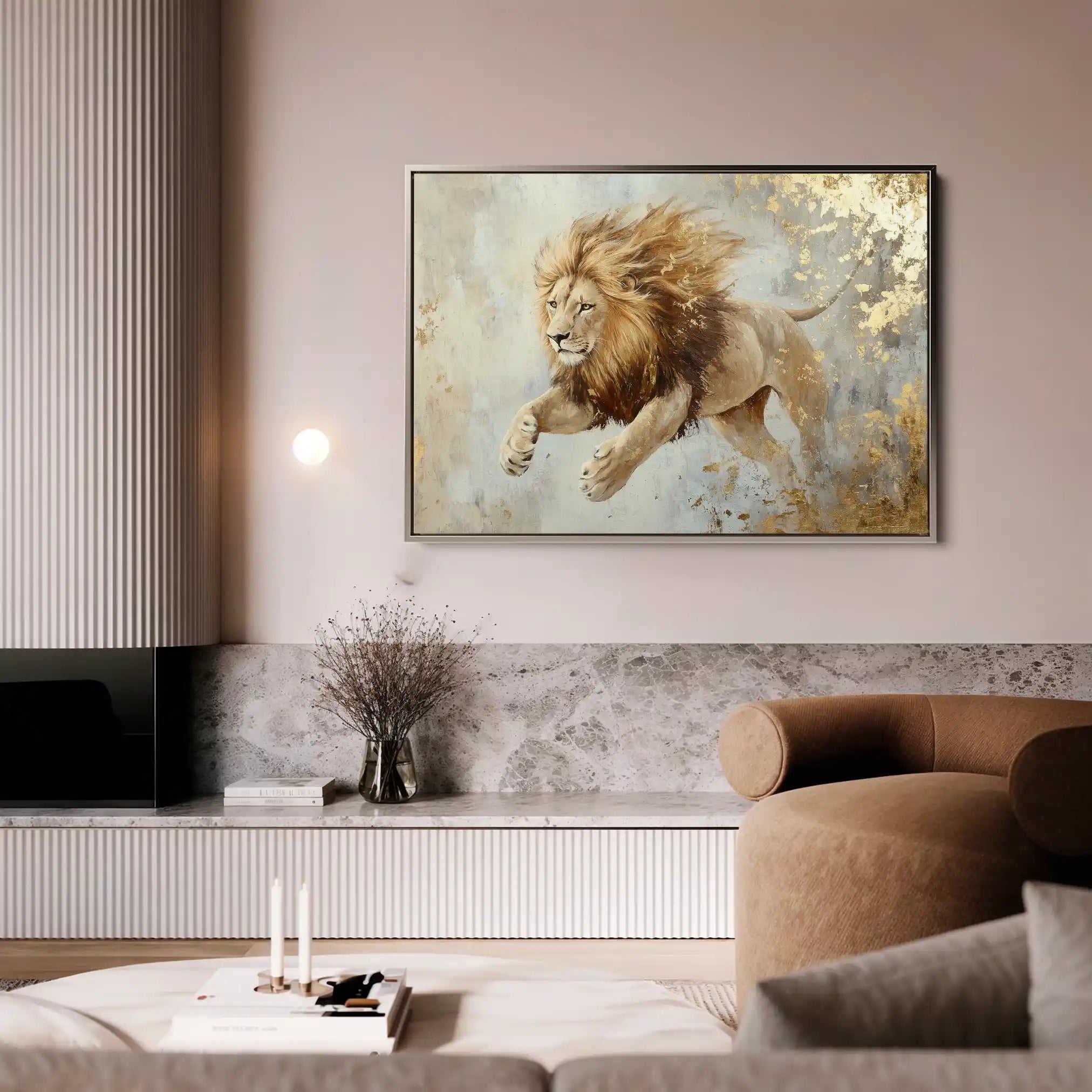 Animals 127 Canvas Art 60 x 40 cm / Black