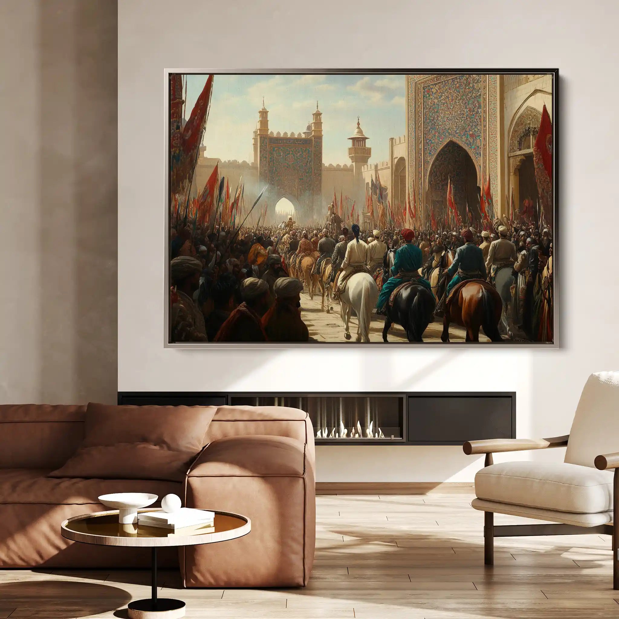 Orientalist 127 Canvas Art 60 x 40 cm / Black