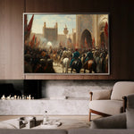 Orientalist 127 Canvas Art 60 x 40 cm / Black