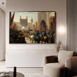 Orientalist 127 Canvas Art 60 x 40 cm / Black