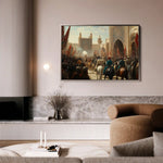 Orientalist 127 Canvas Art 60 x 40 cm / Black