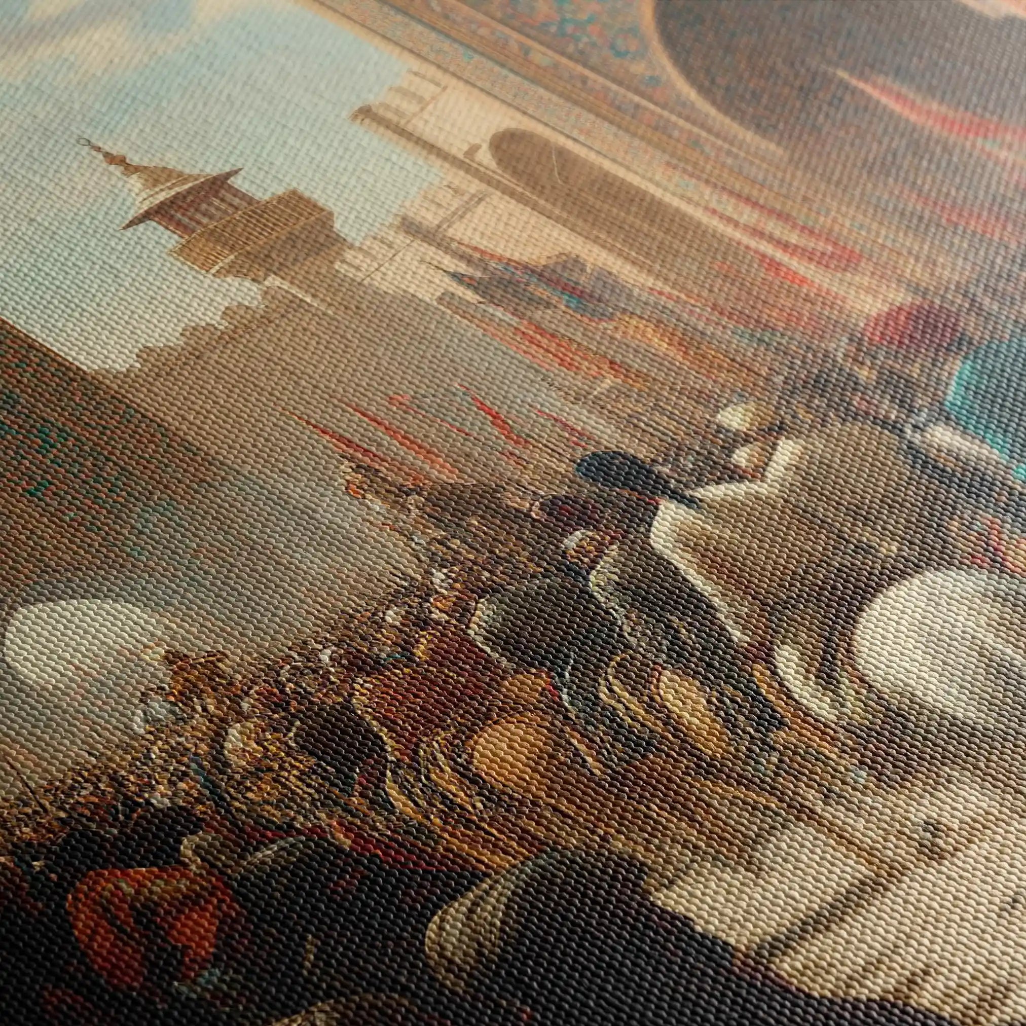 Orientalist 127 Canvas Art 60 x 40 cm / Black