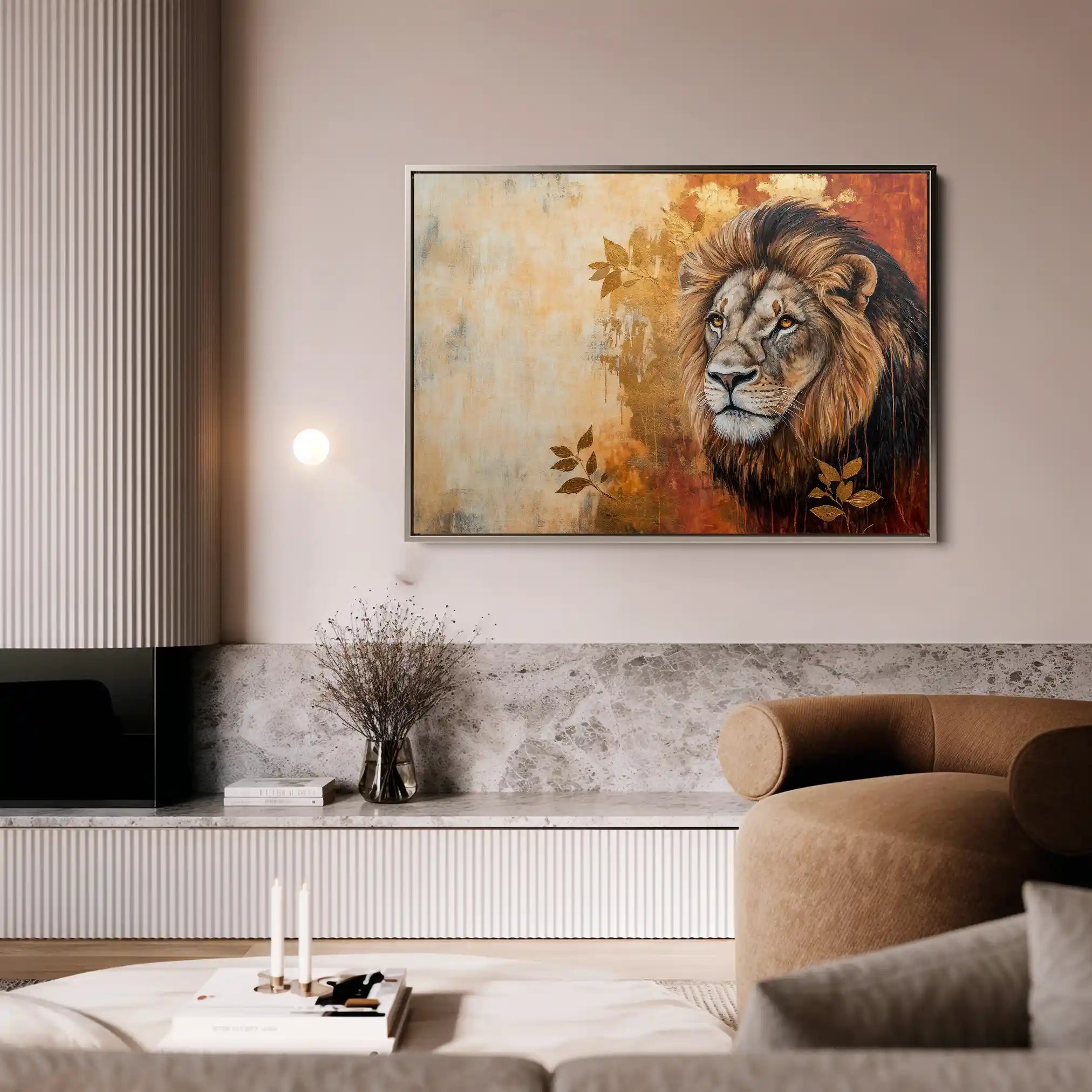 Animals 128 Canvas Art 60 x 40 cm / Black